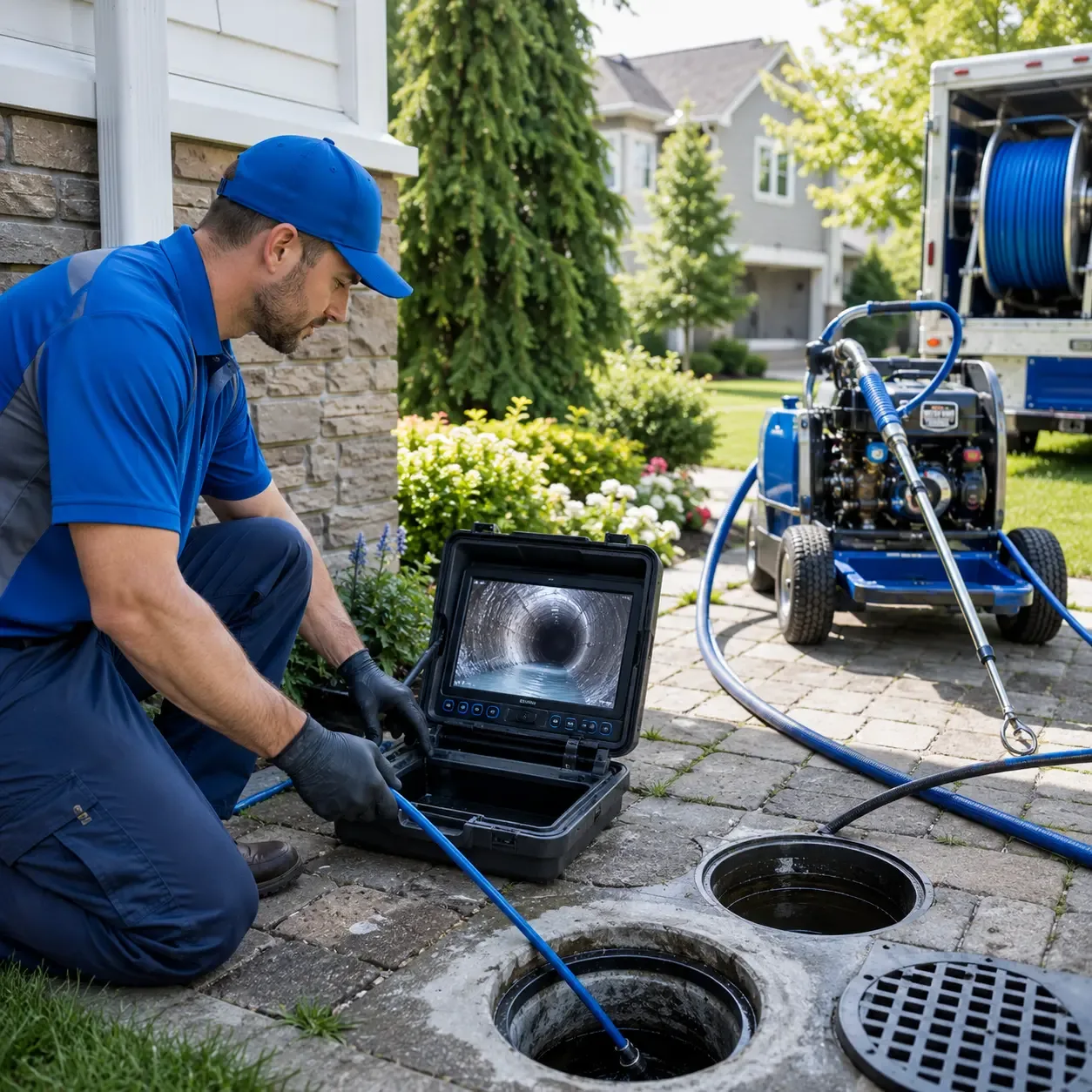 Outdoor drain cleaning professionals serving Hibbs, PA